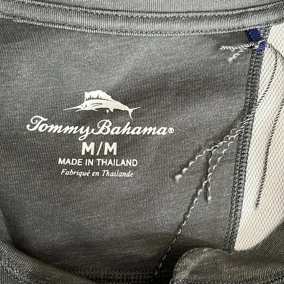 Tommy Bahama Paradise Valley Long Sleeve Henley T Shirt in Gray - NWOT - Medium - Picture 4 of 7